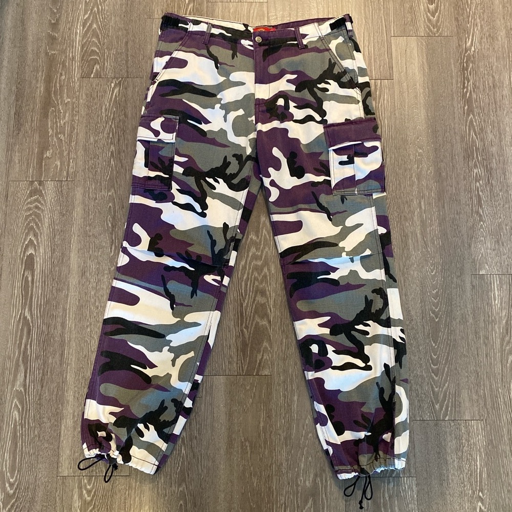 Dickies purple camo cargo pants